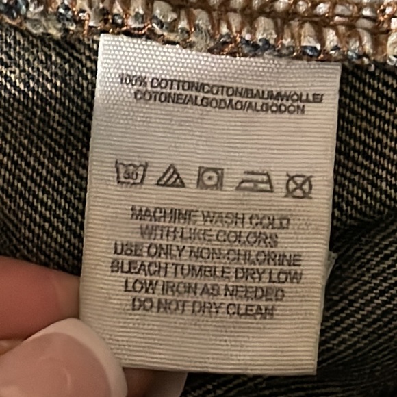 Free People Runaway Cutoff Exposed Button Fly Distressed Raw Hem Shorts Size 24 - Picture 11 of 11